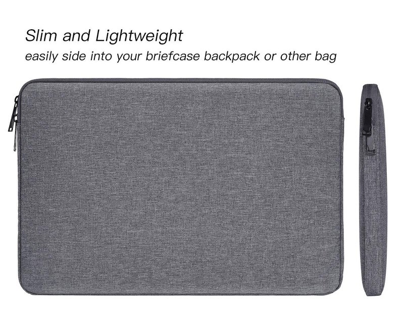 iKammo 15.6 16 Inch Laptop Case for Dell Inspiron, ASUS VivoBook 15/Chromebook/Zenbook 15.6, HP Envy/Pavilion Notebook Sleeve Bag with Small Case, Grey - Image 2